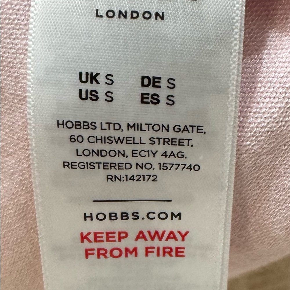 Hobbs of London Chic Light Pink Bolero Shrug - Picture 6 of 8
